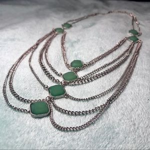 Teal Forever 21 Necklace
